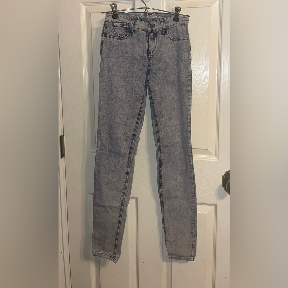 juicy couture 2000s acid wash skinny jeans
